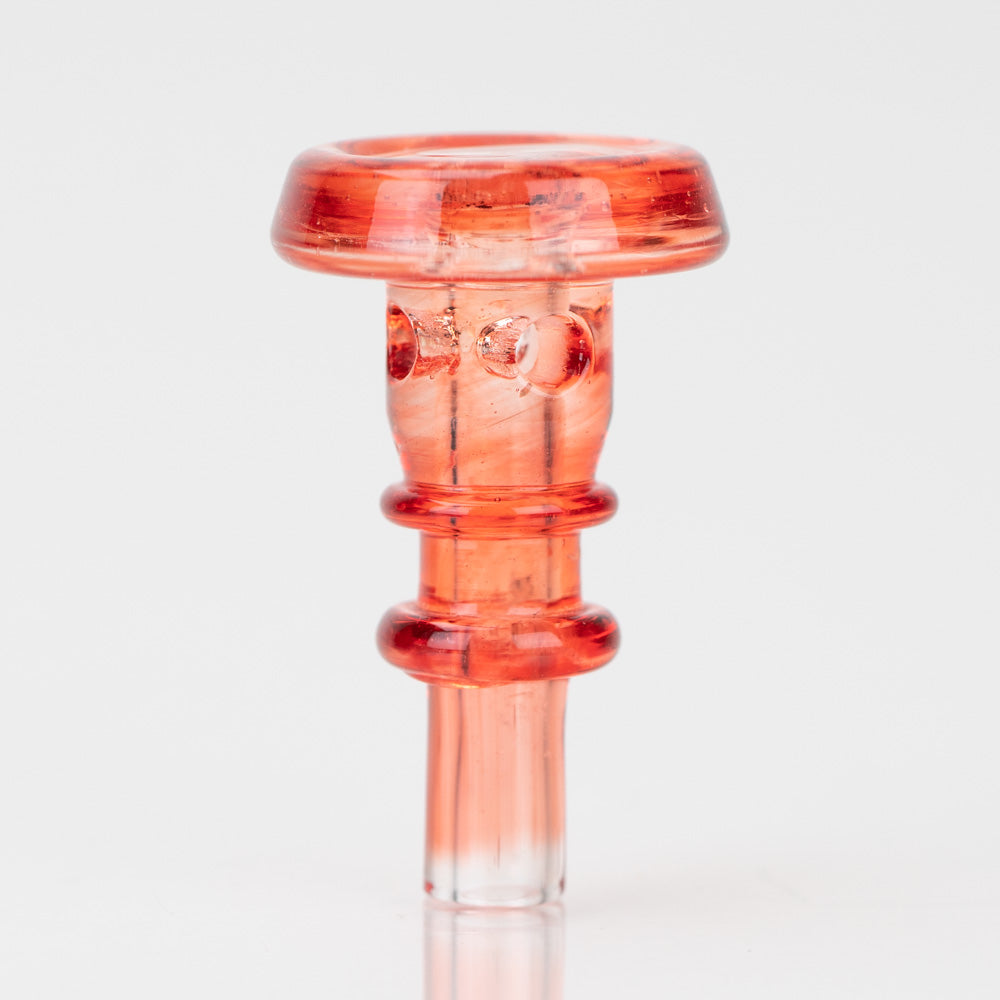 Empire Glasswork's PuffCo Peak Pro 3D XL Chamber Glass Joystick Cap - Transluscent Red