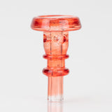 Empire Glassworks PuffCo Peak Pro XL Joystick Cap in Translucent Red, Front View