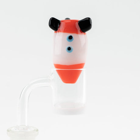 Empire Glassworks Space Cruiser Bubble Cap for Dab Rigs, Front View on White Background