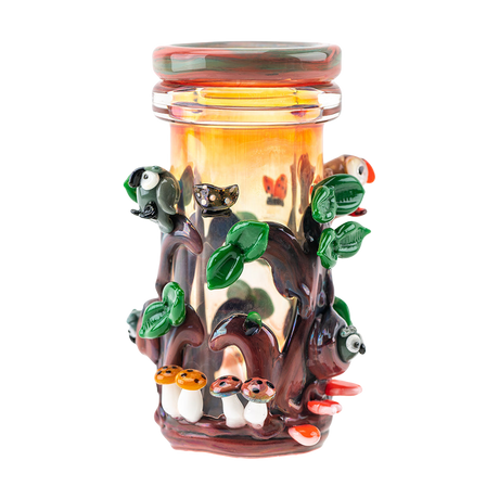 Empire Glassworks Renew the Redwood Baby Beaker with Intricate Animal Details