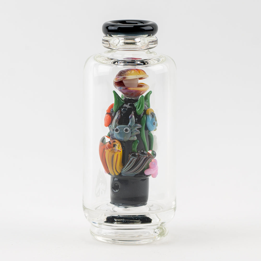 Empire Glassworks "Save the Seas" Puffco Peak Attachment with Marine Life Motifs