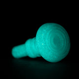 Empire Glasswork's PuffCo Peak Pro 3D XL Chamber Glass Joystick Cap - Glow in the Dark