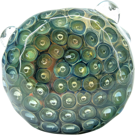 The "Abyss" Oil-Drop Honeycomb Head Glass Spoon Pipes