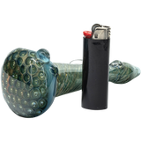 The "Abyss" Oil-Drop Honeycomb Head Glass Spoon Pipes