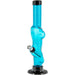 JM Plastics 8" Ice Blue Acrylic Lady Contour Bong with Sturdy Base - Front View