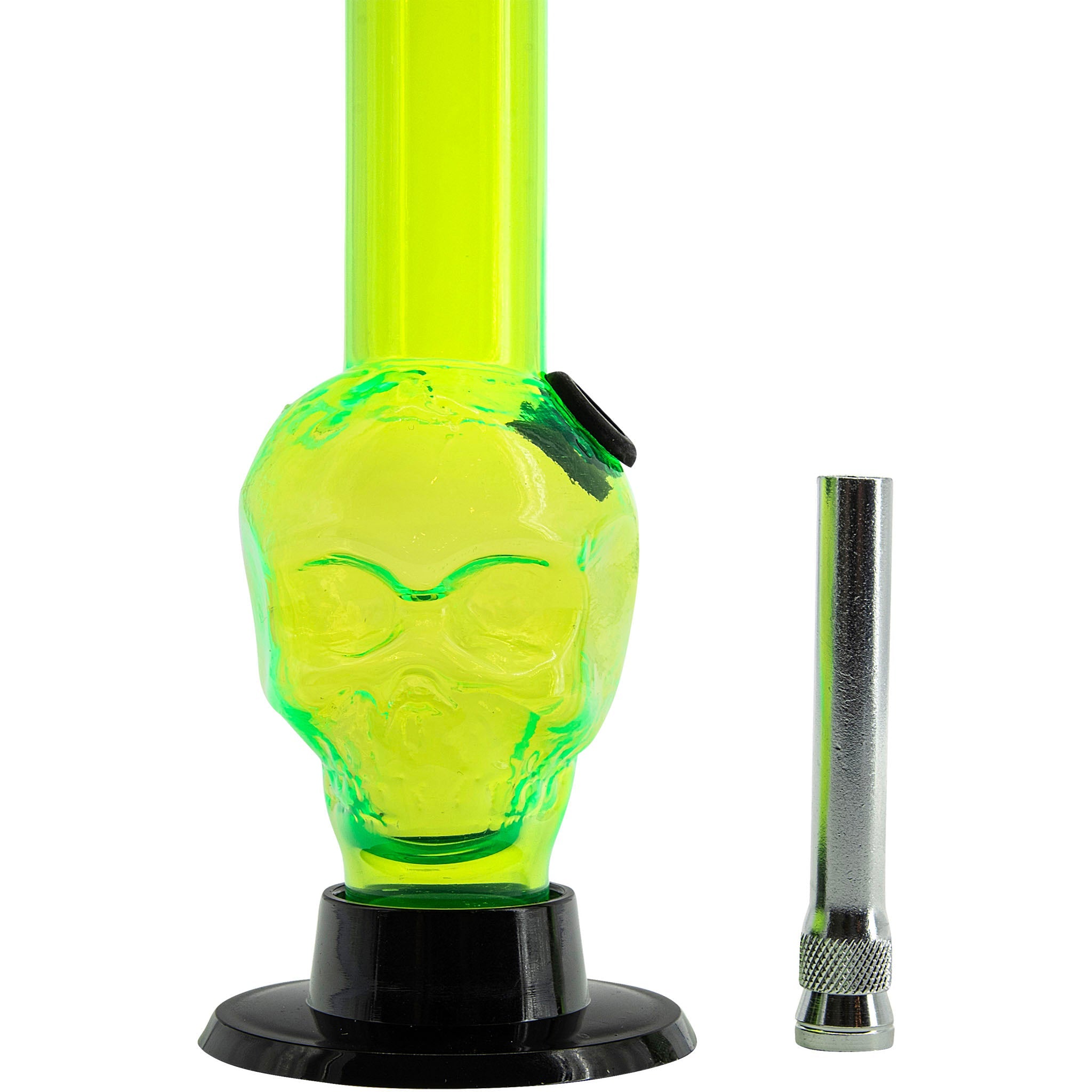 JM Enterprises Mini Skull Head Acrylic Bong - 6