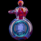 Chris Lezak Wig Wag Reversal Sherlock Glass Pipe with intricate borosilicate design