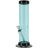 JM Plastics Acrylic Straight Tube Bong in Light Blue - Front View