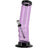 JM Plastics Acrylic Bent Neck Bong in Pink, 9-12 Inch Options, Front View on White Background