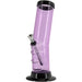 JM Plastics Acrylic Bent Neck Bong in Pink, 9-12 Inch Options, Front View on White Background