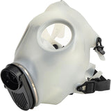 JM Plastics Acrylic Glow In The Dark Gas Mask with Bubble Diffuser for Dry Herbs, Side View