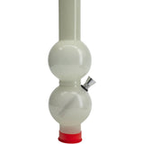 JM Enterprises acrylic diffuser tube close-up on the bowl and joint area, unlit white acrylic