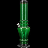 JM Plastics 12" Green Acrylic Vase Base Bong - Durable and Lightweight