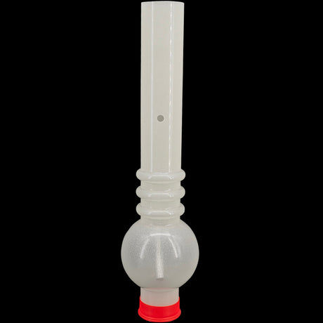 JM Plastics Acrylic Glow In The Dark Bubble Diffuser Gas Mask Bong, Front View