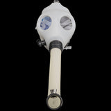 JM Plastics Acrylic Glow In The Dark Steamroller Gas Mask for Dry Herbs, Front View