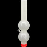 JM Enterprises acrylic diffuser tube alone on black background, front view, metal bowl attached