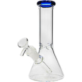 Glassic's Premium Borosilicate Glass Beaker Bong | 8" Tall