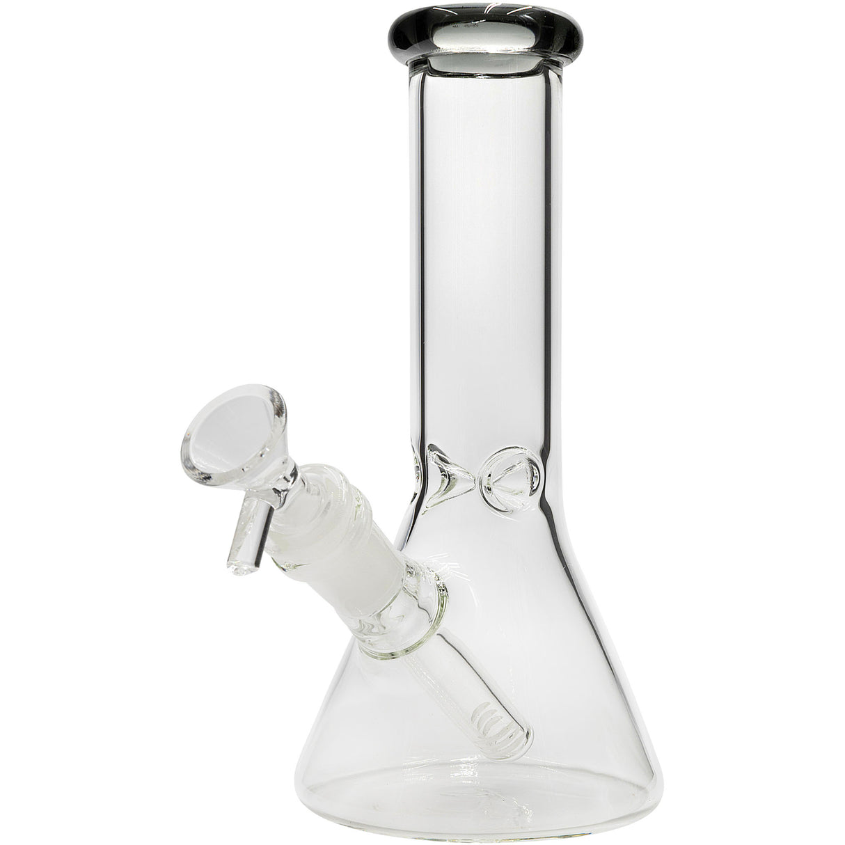 Glassic's Premium Borosilicate Glass Beaker Bong | 8" Tall