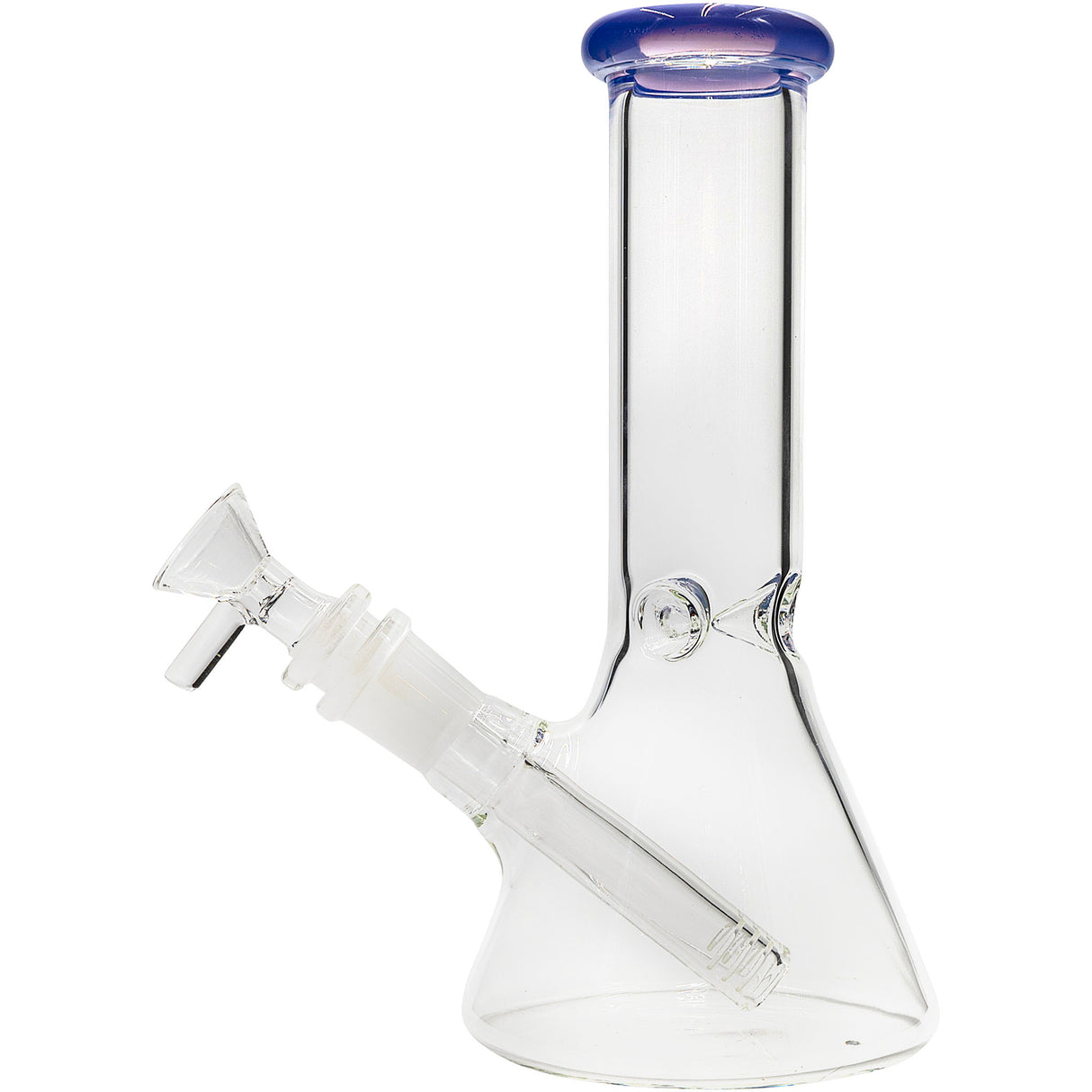 Glassic's Premium Borosilicate Glass Beaker Bong | 8" Tall