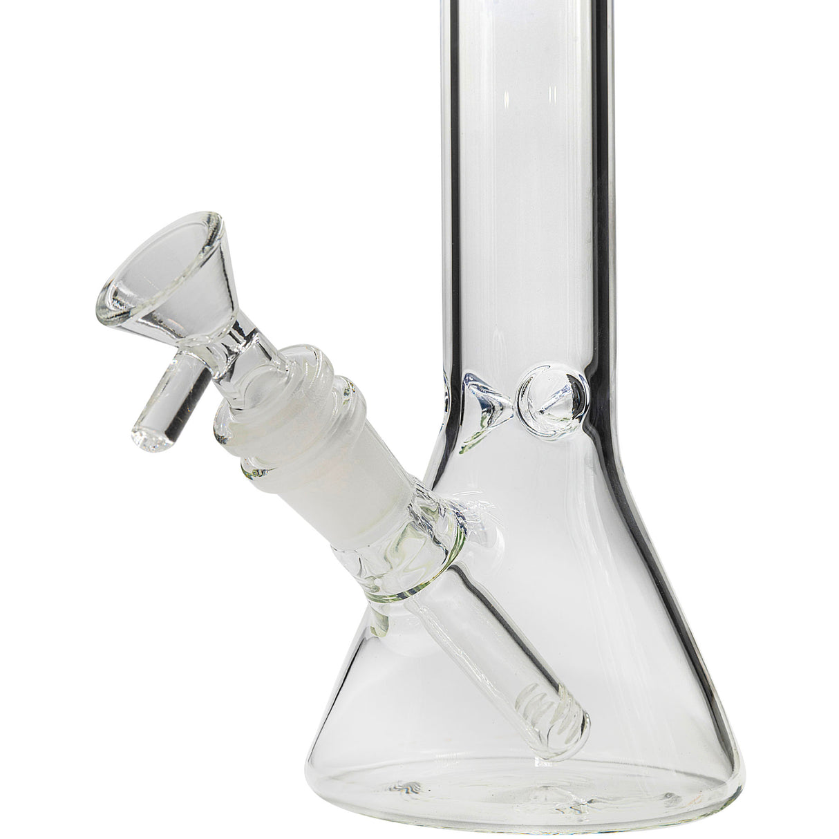 Glassic's Premium Borosilicate Glass Beaker Bong | 8" Tall