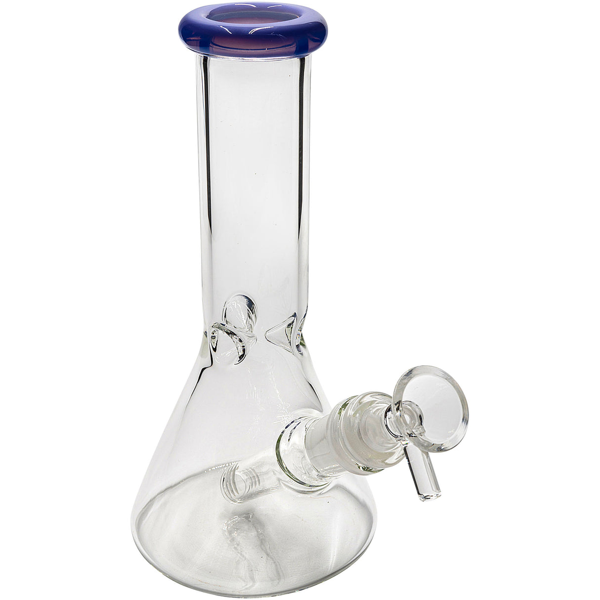 Glassic's Premium Borosilicate Glass Beaker Bong | 8" Tall