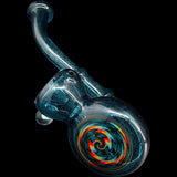 Blue Dreams Sherlock Rasta Color Reversal Bubbler by Chris Lezak