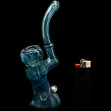 Midnight Sherlock Bubbler Glass Pipe by Chris Lezak