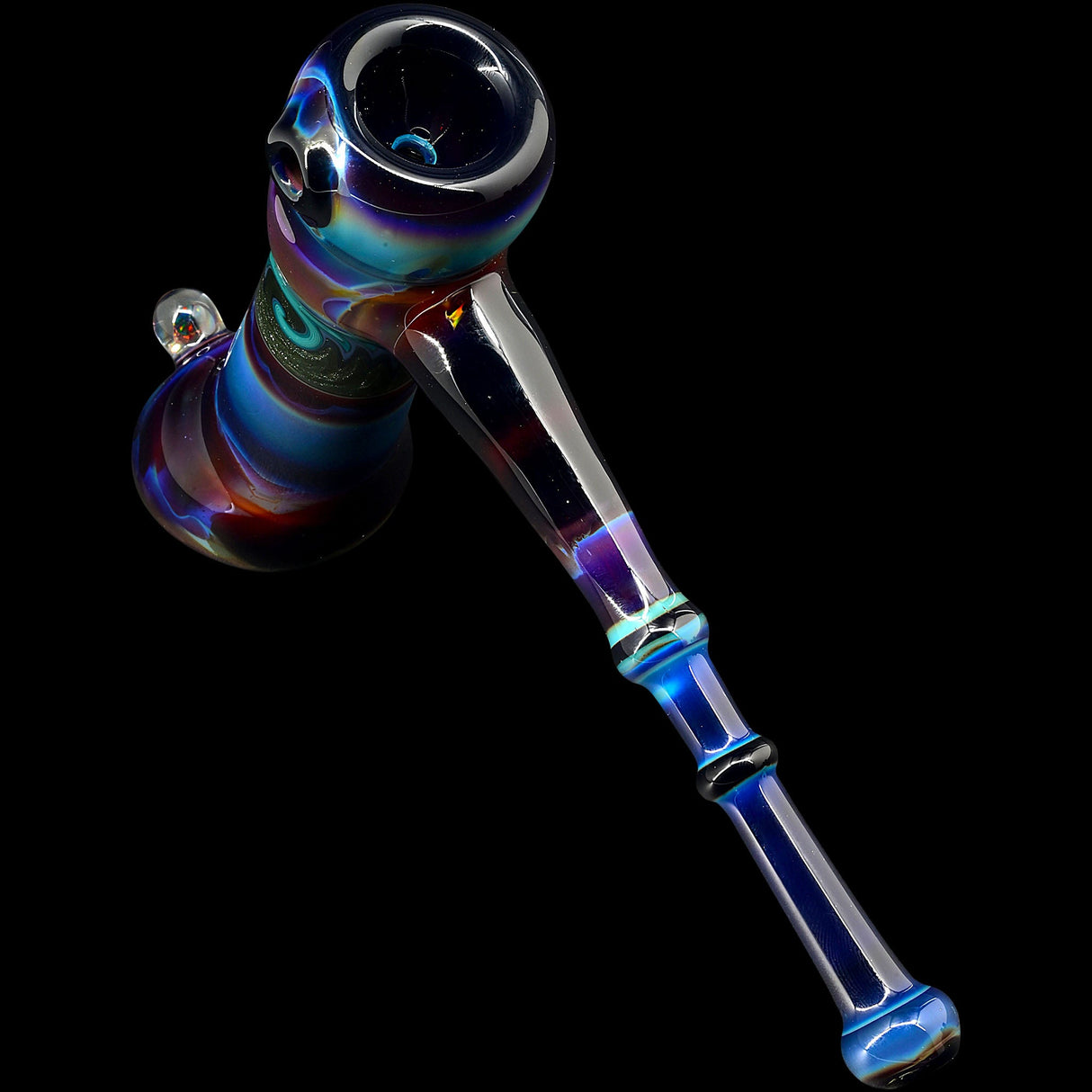 Galactic Hammer Glass Bubbler by Chris Lezak