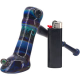 Galactic Hammer Glass Bubbler by Chris Lezak