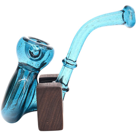 Blue Dreams Sherlock Rasta Color Reversal Bubbler by Chris Lezak