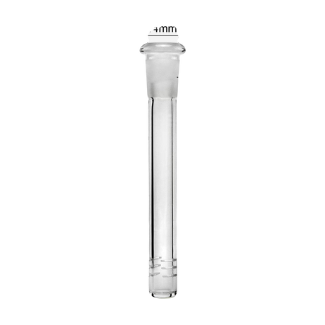 PILOT DIARY 18mm to 14mm Glass Downstem, Clear, 4.5 Inch, Front View