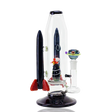 Empire Glassworks Galactic Flagship Water Pipe with intricate space-themed design and quartz bucket