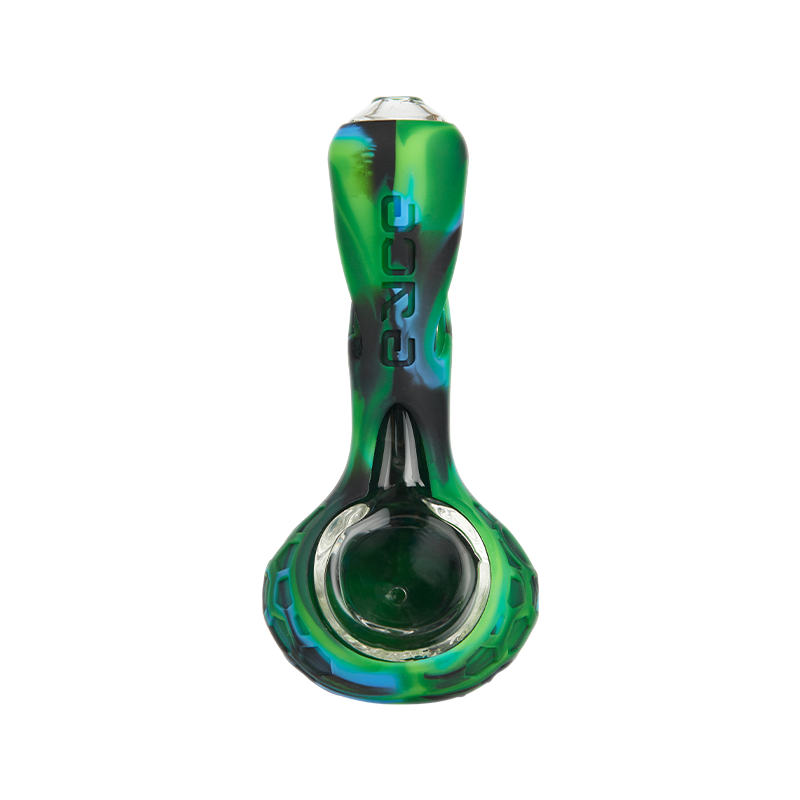 Eyce ProTeck Alien Spoon Pipe | Glass with Silicone Shell