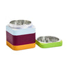 Edie Parker Colorblock grinder open showing four-piece chamber design