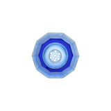 Elegant Faceted Crystalline Herb Slide | 14mm M | Assorted Colors | 6 Pack