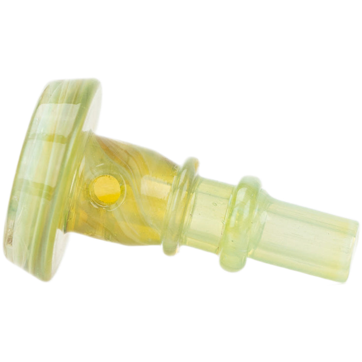 Empire Glasswork's PuffCo Peak Pro 3D XL Chamber Glass Joystick Cap - Algae