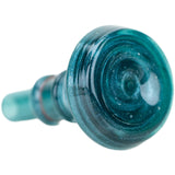 Empire Glasswork's PuffCo Peak Pro 3D XL Chamber Glass Joystick Cap - Blue Lagoon