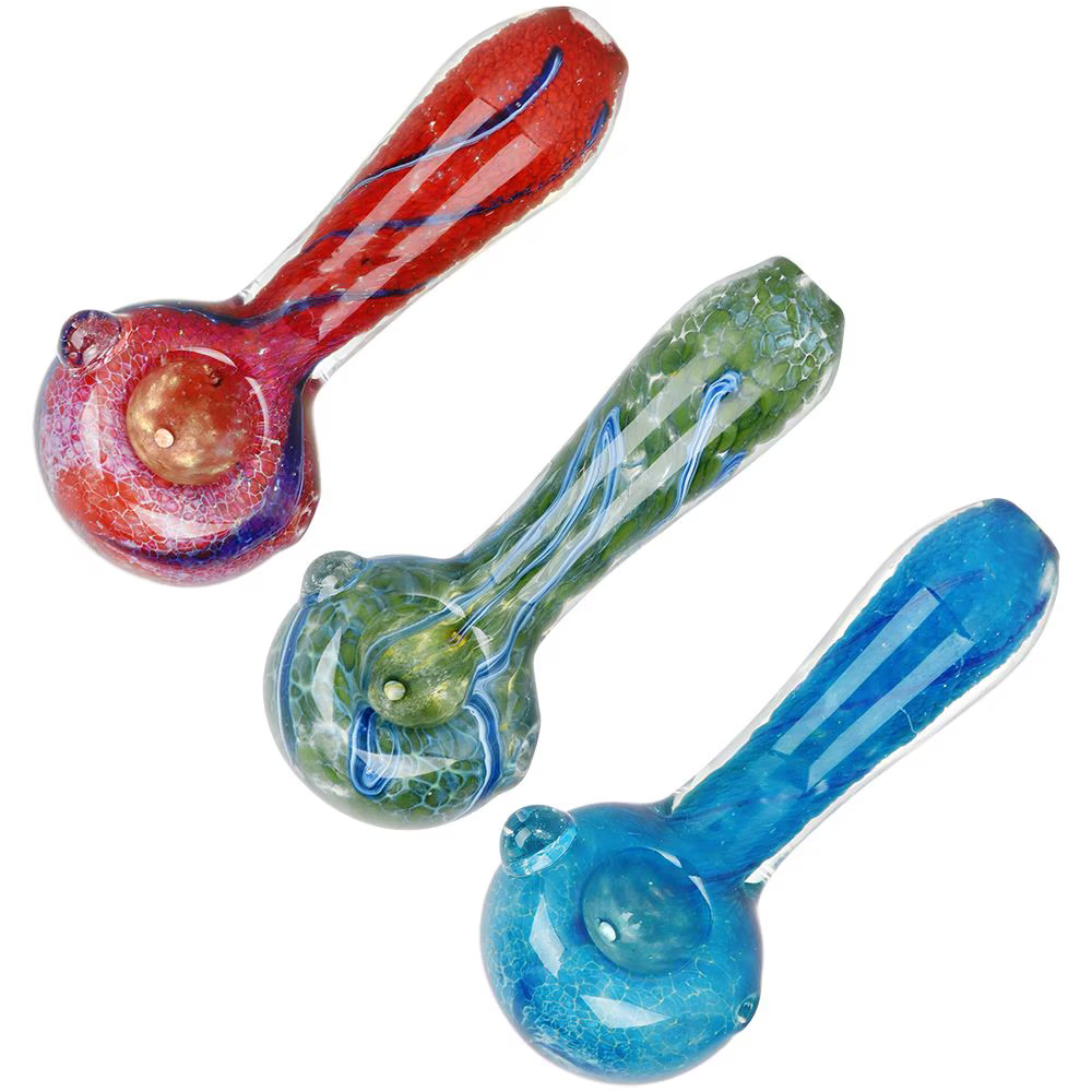 Ethereal Rivulet Spoon Pipe | 3.5" | Colors Vary