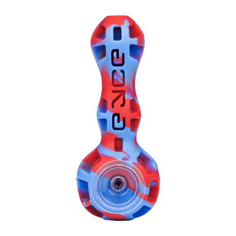 Eyce Silicone Spoon Pipe with Glass Bowl & Stash Jar - Unbreakable & Ergonomic
