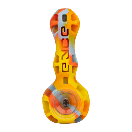Eyce Silicone Spoon Pipe with Glass Bowl & Stash Jar - Unbreakable & Ergonomic