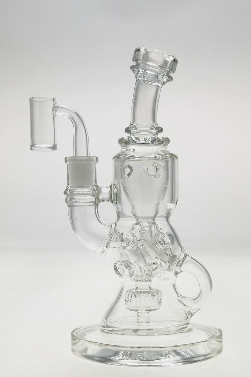TAG - 8.5" Faberge Egg Klein Incycler (Recycler) w/ Super Slit Puck (14MM Female)