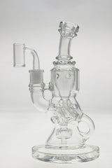 TAG - 8.5" Faberge Egg Klein Incycler (Recycler) w/ Super Slit Puck (14MM Female)