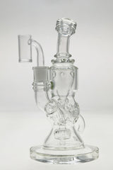TAG - 8.5" Faberge Egg Klein Incycler (Recycler) w/ Super Slit Puck (14MM Female)