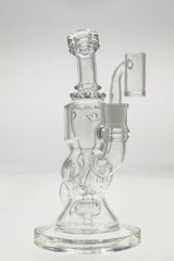 TAG - 8.5" Faberge Egg Klein Incycler (Recycler) w/ Super Slit Puck (14MM Female)