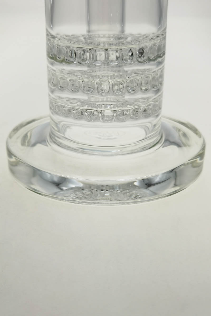 TAG - 14" Triple Ratchet Bubbler 65x5MM (18MM Female)