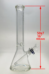 TAG - 16" Beaker 50x7MM - 18/14MM Downstem (4.00")