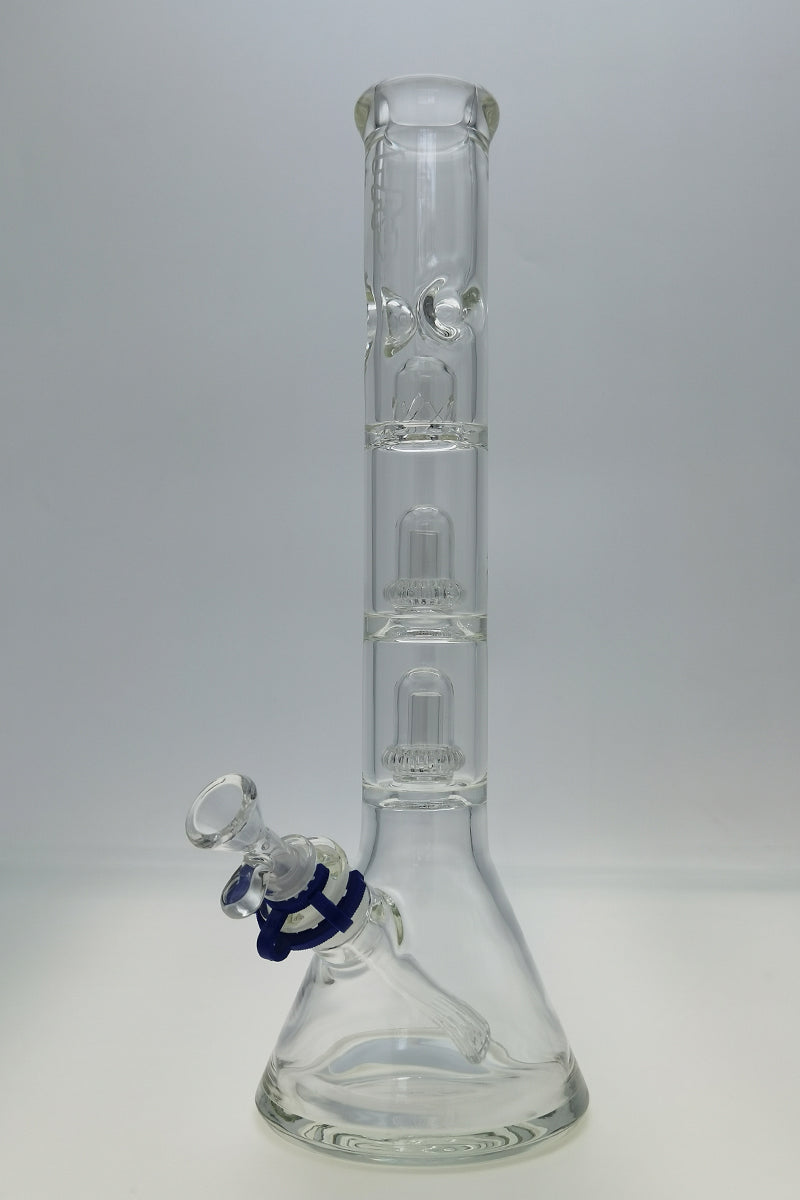TAG - 18" Streamline Double Super Slit UFO Beaker 50x7MM - 18/14MM Downstem (4.25")