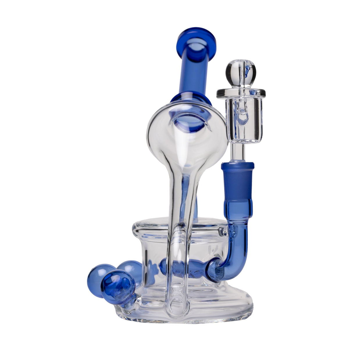 Human Grade 7.5" Recycler 45 (Triple Marble) Dab Rig