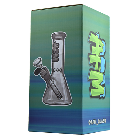 7" Double Full Color Mini Glass Beaker Bong Box Set