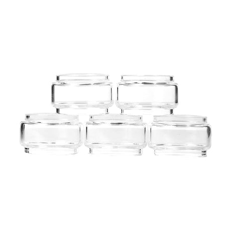 Medusa Customs Borosilicate Replacement Glass Tanks, clear, front view on white background